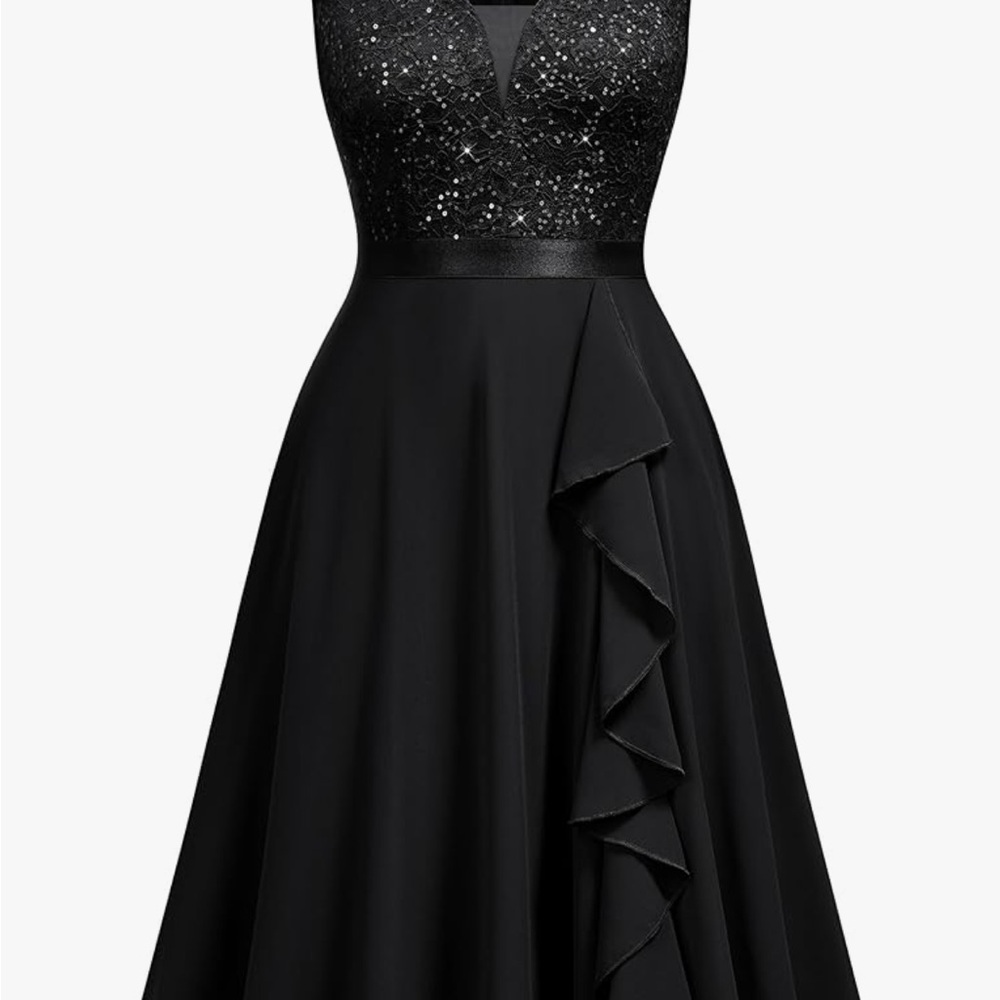 Elegant Black Evening Dress